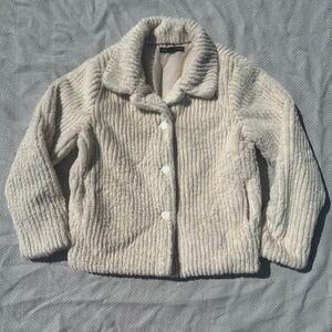 Hyfve rubber faux fur jacket
